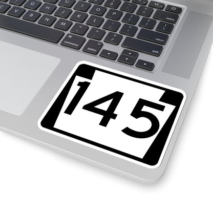 PA-145 (Pennsylvania) (Road Sign) STICKER Vinyl Kiss-Cut Decal