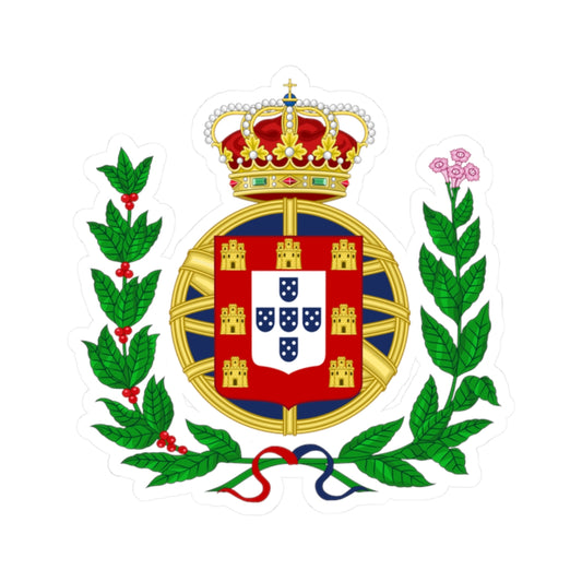 Arms of the United Kingdom of Portugal Brazil and the Algarves 1815-1825 (Portugal) (Coat of Arms) STICKER Vinyl Kiss-Cut Decal