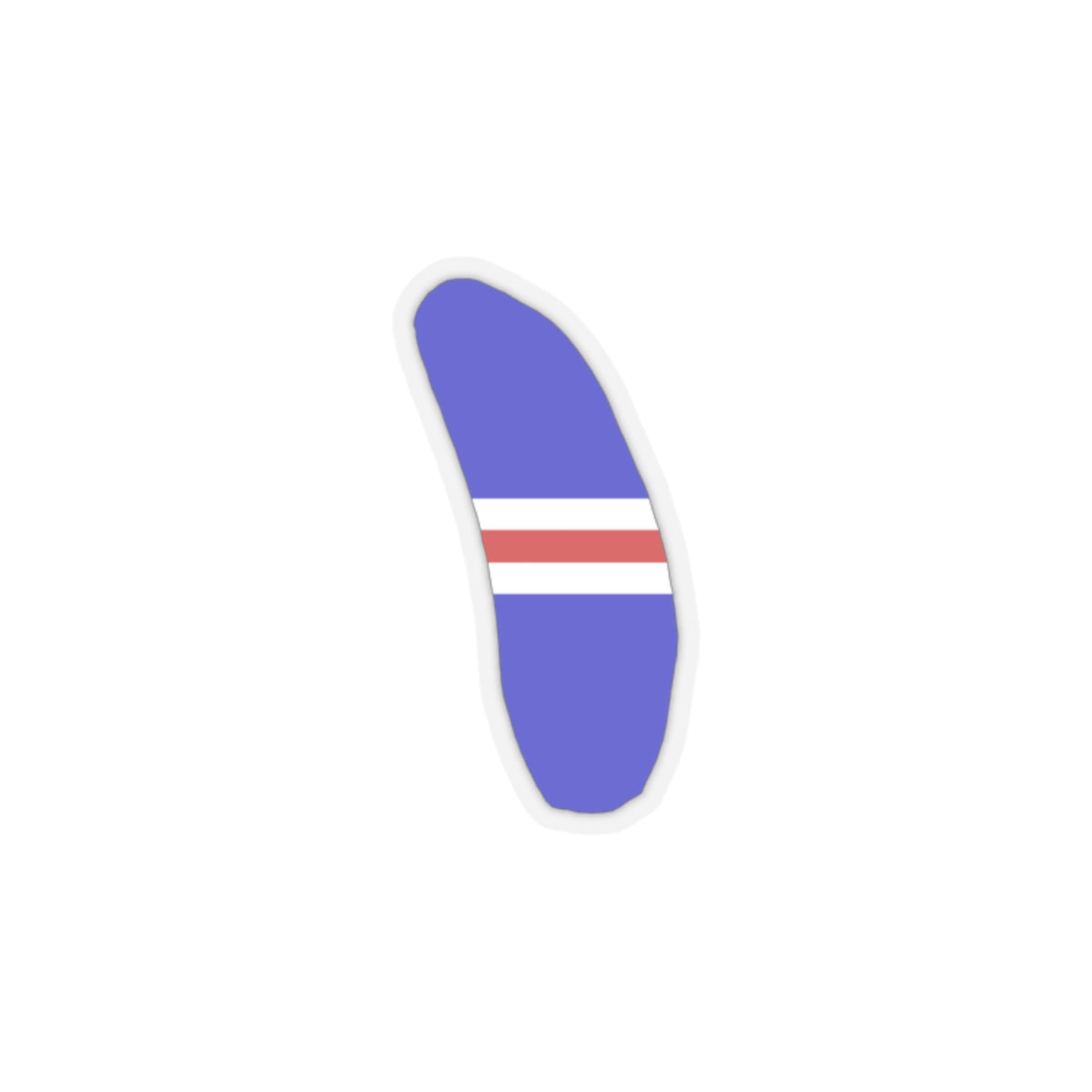 Howland Island flag map local (United States) STICKER Vinyl Kiss-Cut Decal