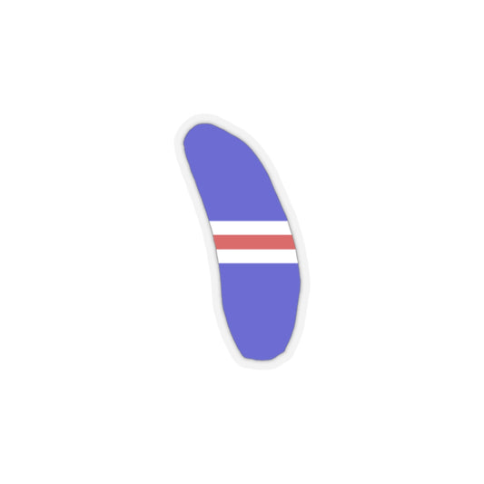 Howland Island flag map local (United States) STICKER Vinyl Kiss-Cut Decal