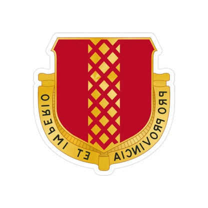 951st Antiaircraft Artillery Gun Battalion (U.S. Army) REVERSE PRINT Transparent Die-Cut STICKER 2 Inch Die-Cut Transparent - The Sticker Space