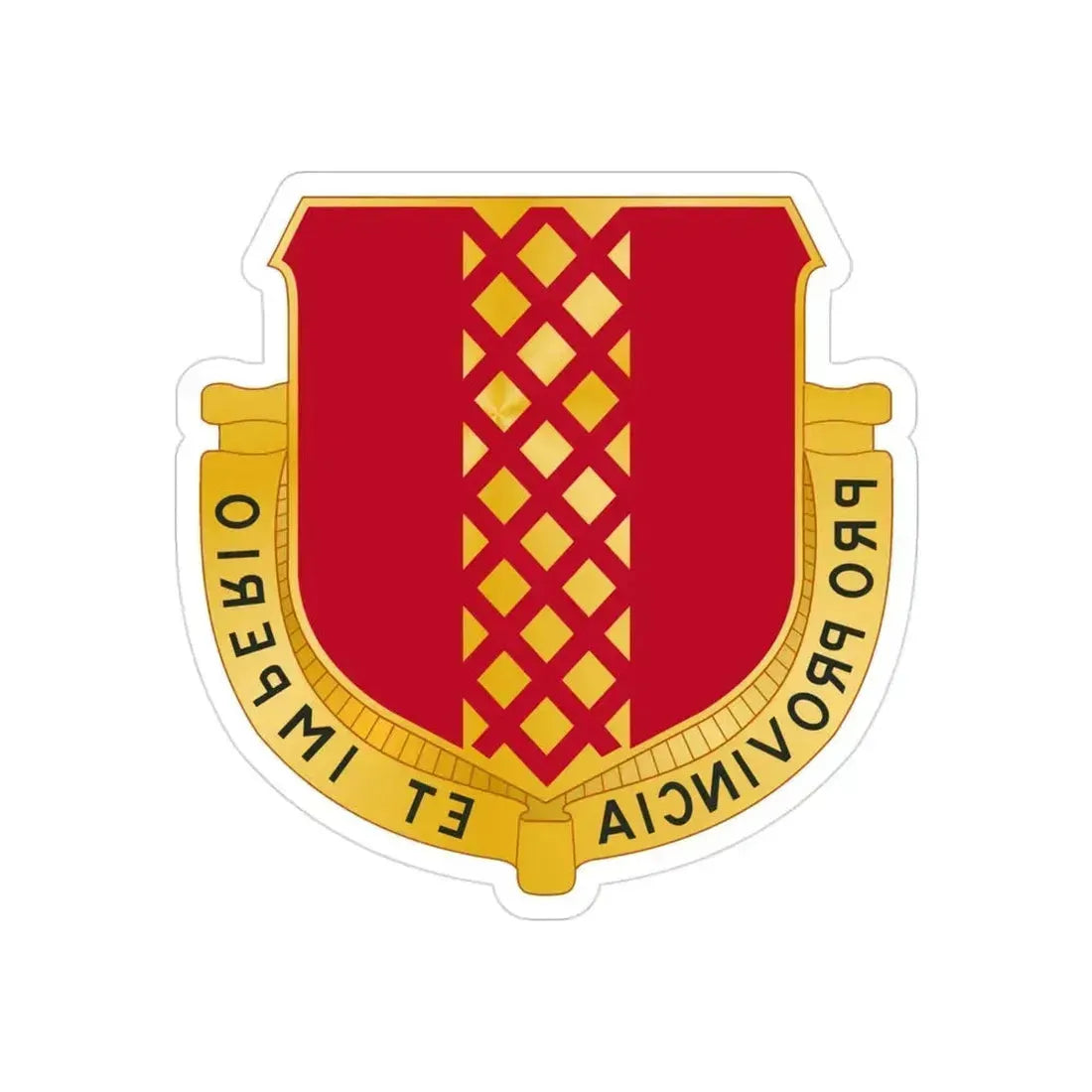 951st Antiaircraft Artillery Gun Battalion (U.S. Army) REVERSE PRINT Transparent Die-Cut STICKER 3 Inch Die-Cut Transparent - The Sticker Space