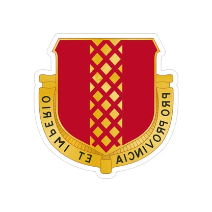 951st Antiaircraft Artillery Gun Battalion (U.S. Army) REVERSE PRINT Transparent Die-Cut STICKER 3 Inch Die-Cut Transparent - The Sticker Space