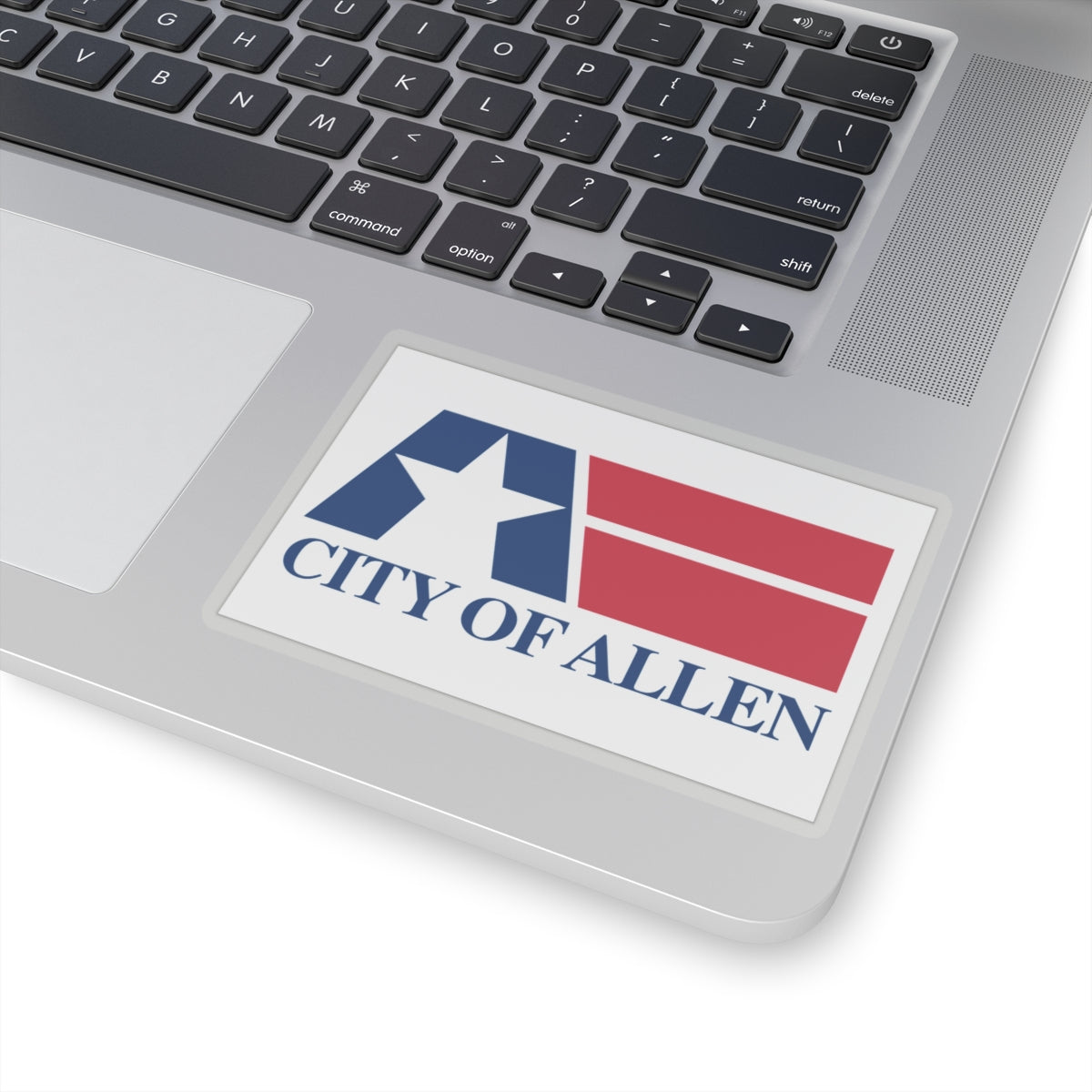 Flag of Allen, Texas - STICKER Vinyl Kiss-Cut Decal