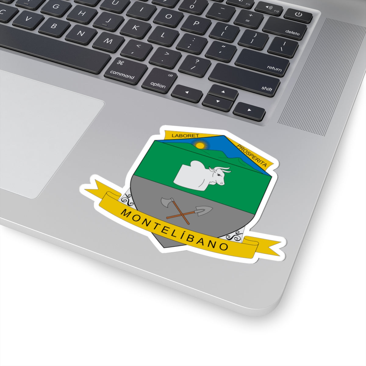 Escudo de Montelíbano (Colombia) (Coat of Arms) STICKER Vinyl Kiss-Cut Decal