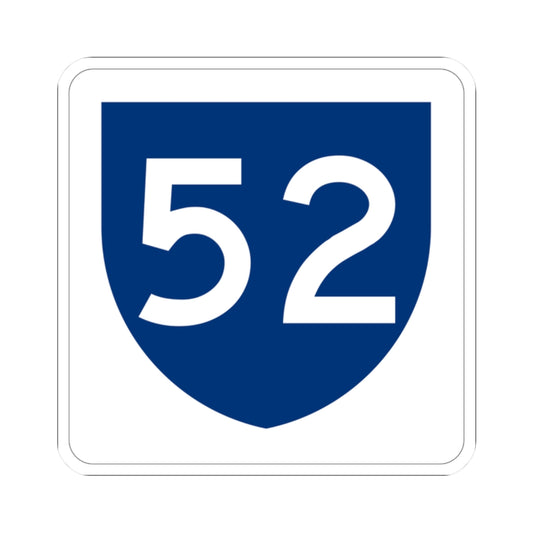 PR primary 52 (Puerto Rico) (Road Sign) STICKER Vinyl Kiss-Cut Decal
