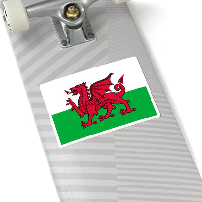 Flag of Wales 1959 (United Kingdom) STICKER Vinyl Kiss-Cut Decal