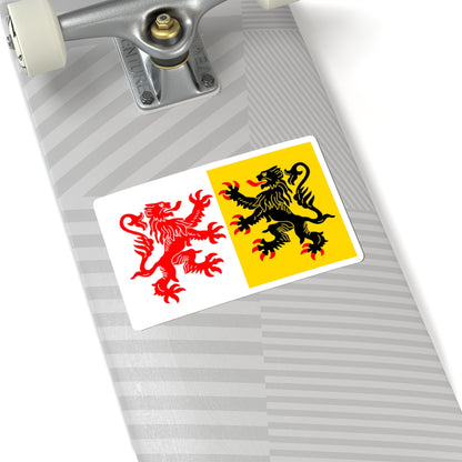 Flag of Hauts-de-France proposed design (France) STICKER Vinyl Kiss-Cut Decal