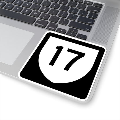 PR urban primary 17 (Puerto Rico) (Road Sign) STICKER Vinyl Kiss-Cut Decal