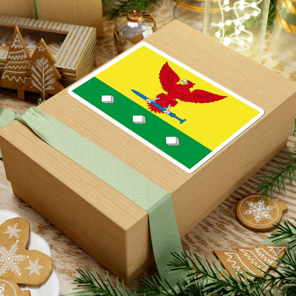 Flag of Ertil rayon Voronezh oblast (Russia) STICKER Vinyl Kiss-Cut Decal