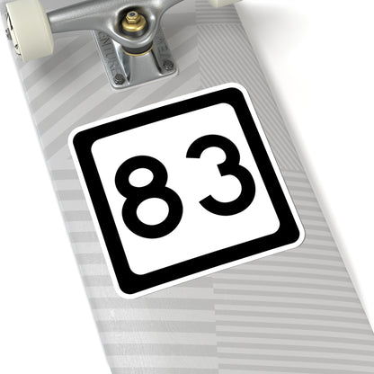 WV-83 (Virginia) (Road Sign) STICKER Vinyl Kiss-Cut Decal