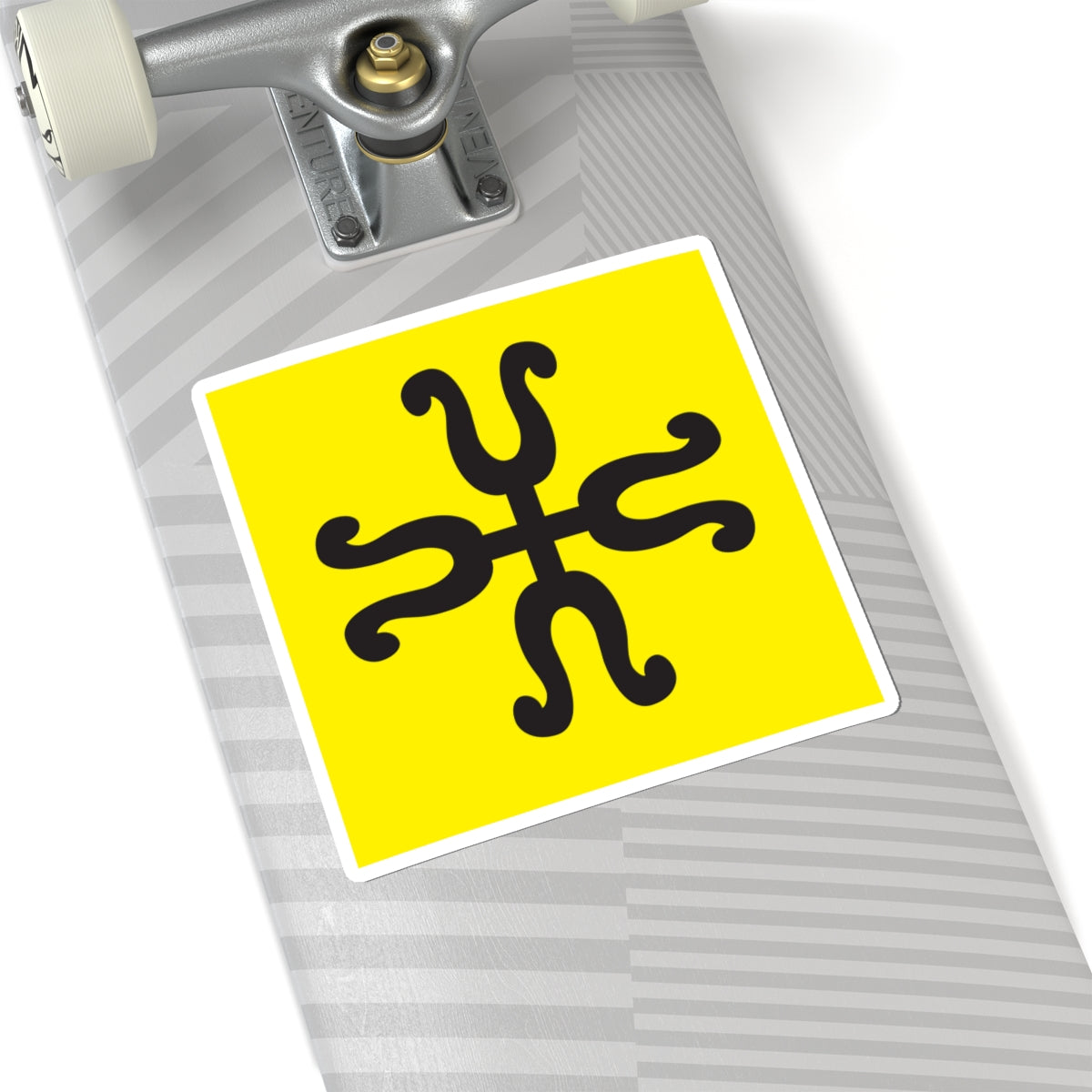 CHE Knonaueramt Flag (Switzerland) STICKER Vinyl Kiss-Cut Decal