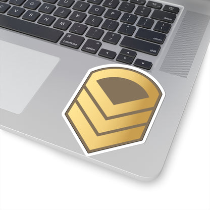 04. KLF SFC (Kuwait) (Military Rank) STICKER Vinyl Kiss-Cut Decal