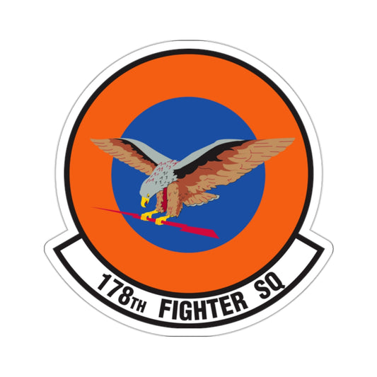 178 Fighter Squadron (U.S. Air Force) STICKER Vinyl Kiss-Cut Decal