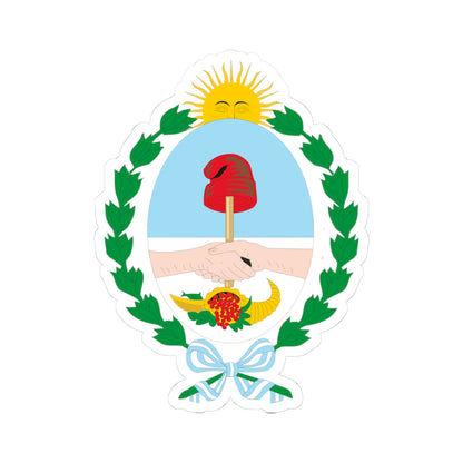 Coat of Arms Mendoza Argentina - STICKER Vinyl Kiss-Cut Decal