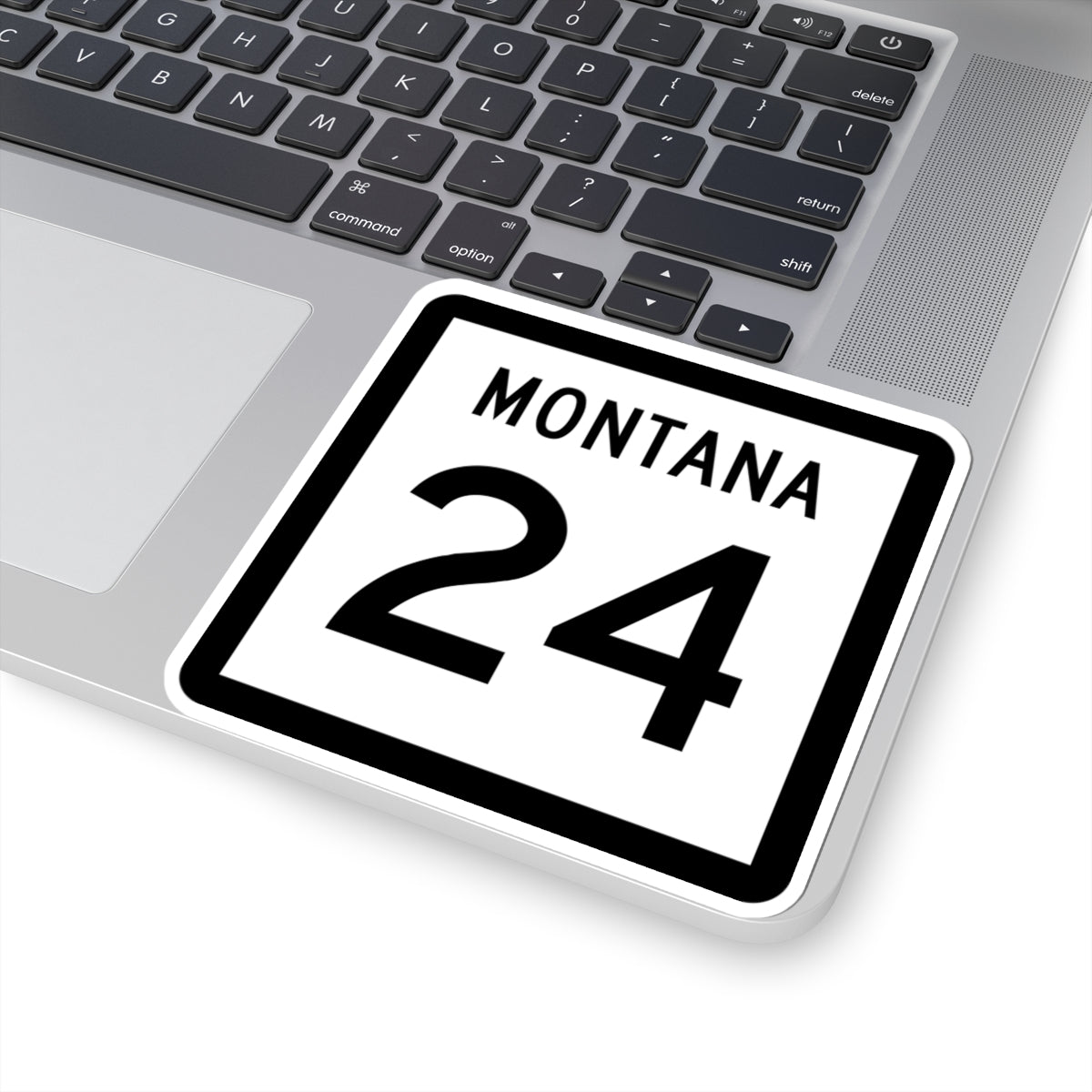MT-24 (Montana) (Road Sign) STICKER Vinyl Kiss-Cut Decal