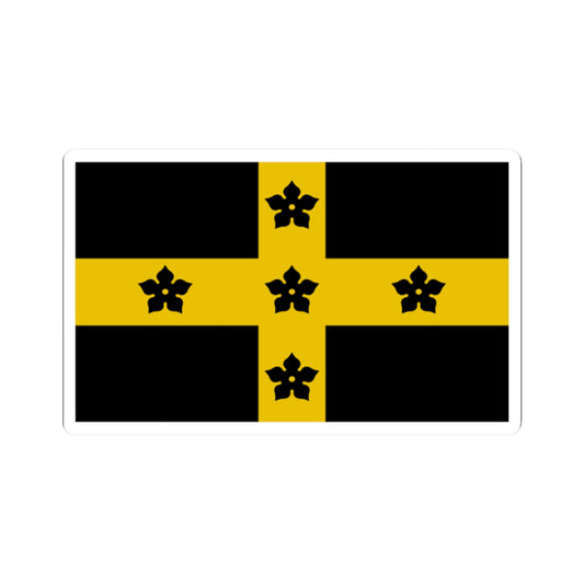 Flag of the Diocese of St Davids (United Kingdom) STICKER Vinyl Kiss-Cut Decal