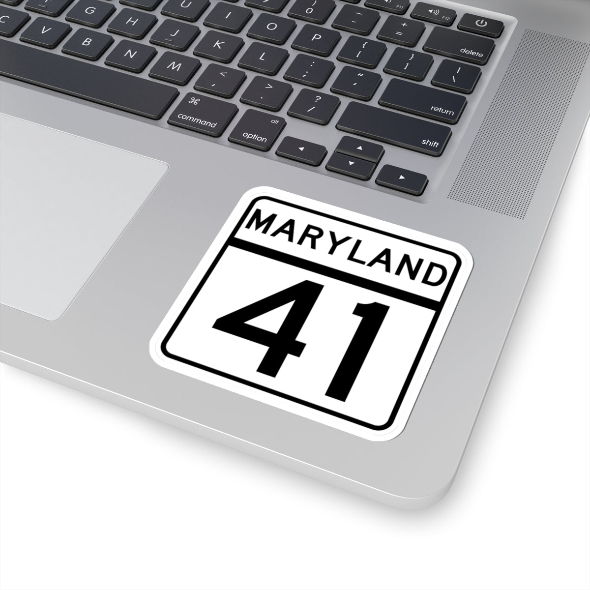 MD Route 41 (Maryland) (Road Sign) STICKER Vinyl Kiss-Cut Decal
