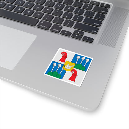 Flag of Kurt Koch (Switzerland) STICKER Vinyl Kiss-Cut Decal