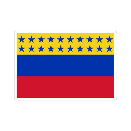 Flag of Venezuela 1859-1863 (Venezuela) STICKER Vinyl Kiss-Cut Decal
