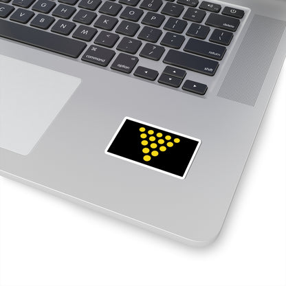 Flag of the Duke of Cornwall (England) STICKER Vinyl Kiss-Cut Decal
