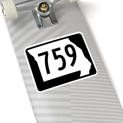 MO-759 (Missouri) (Road Sign) STICKER Vinyl Kiss-Cut Decal