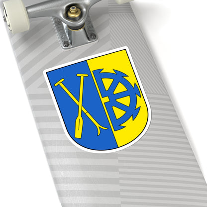 Rüdlingen-blazon (Switzerland) (Coat of Arms) STICKER Vinyl Kiss-Cut Decal