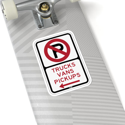 PBOT Road sign P1955L (Oregon) (Road Sign) STICKER Vinyl Kiss-Cut Decal