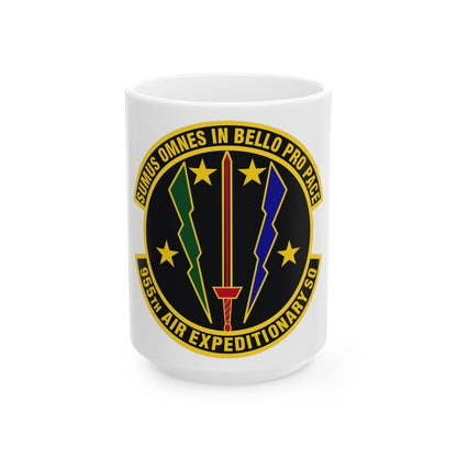 955th Air Expeditionary Squadron (U.S. Air Force) White Coffee Mug-15oz-The Sticker Space