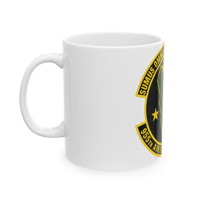 955th Air Expeditionary Squadron (U.S. Air Force) White Coffee Mug-The Sticker Space