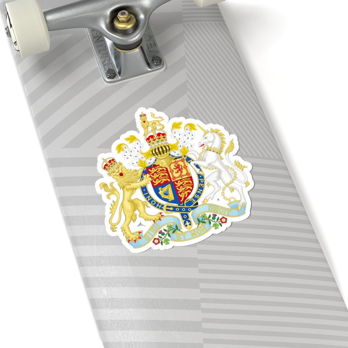 Coat of arms of the United Kingdom (1901-1952) - STICKER Vinyl Kiss-Cut Decal