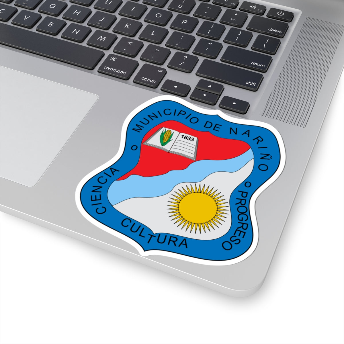 Escudo de Nariño Cundinamarca (Colombia) (Coat of Arms) STICKER Vinyl Kiss-Cut Decal