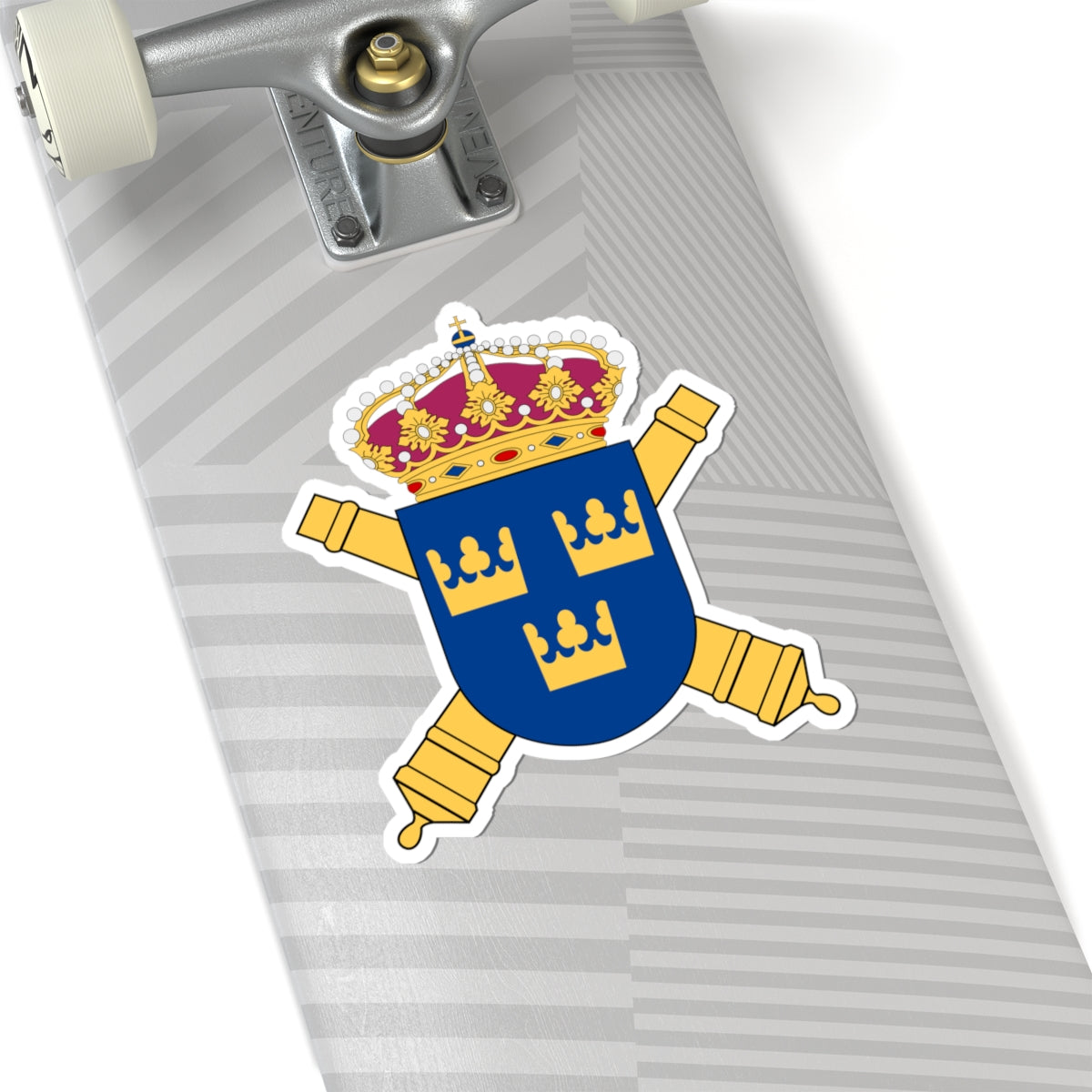 Artilleriregementet vapen (Sweden) (Coat of Arms) STICKER Vinyl Kiss-Cut Decal
