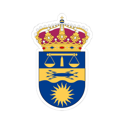 Skellefteå tingsrätt vapen (Sweden) (Coat of Arms) STICKER Vinyl Kiss-Cut Decal