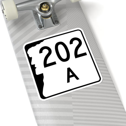 NH Route 202A (New Hampshire) (Road Sign) STICKER Vinyl Kiss-Cut Decal