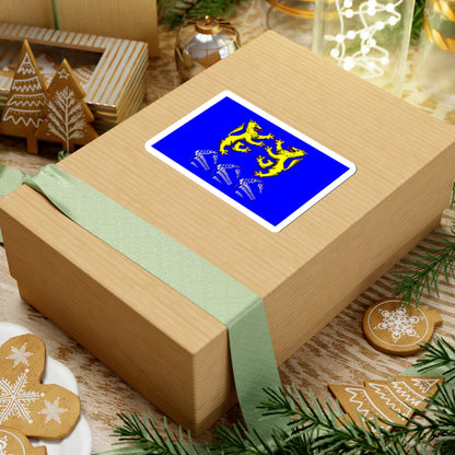 Flag Leskolovo Leningrad oblast (Russia) STICKER Vinyl Kiss-Cut Decal