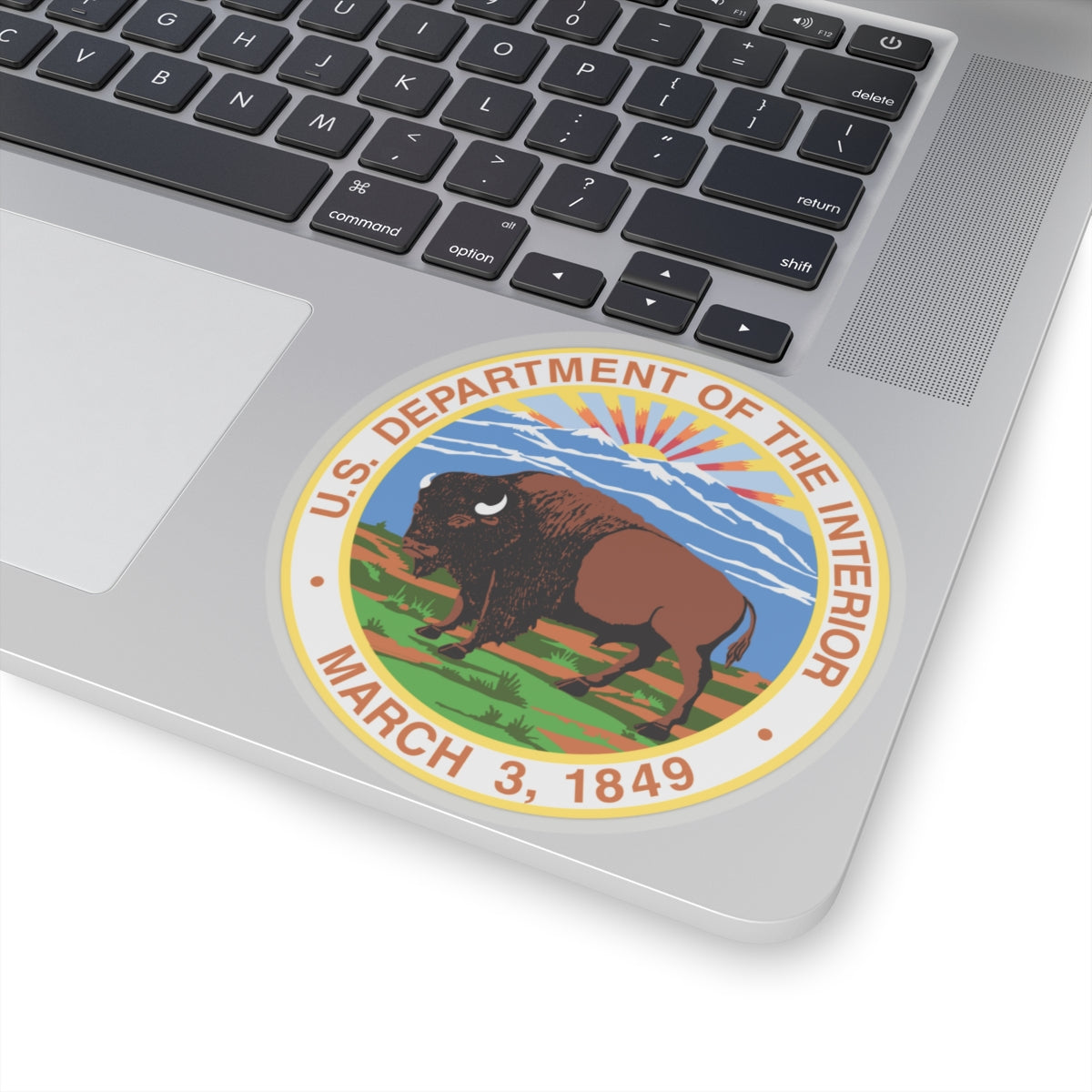 Seal of the United States Department of the Interior - STICKER Vinyl Kiss-Cut Decal