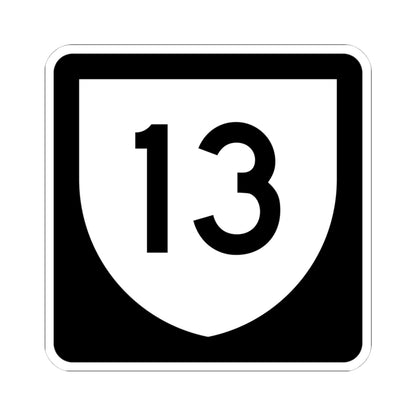 PR urban primary 13 (Puerto Rico) (Road Sign) STICKER Vinyl Kiss-Cut Decal