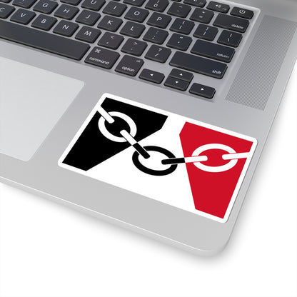 Black Country Flag (England) STICKER Vinyl Kiss-Cut Decal