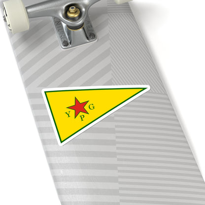 Peoples Protection Units Flag (Syria) STICKER Vinyl Kiss-Cut Decal