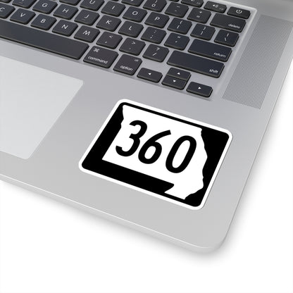 MO-360 (Missouri) (Road Sign) STICKER Vinyl Kiss-Cut Decal
