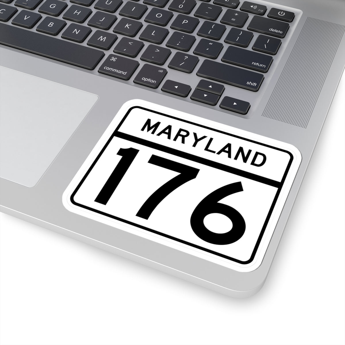 MD Route 176 (Maryland) (Road Sign) STICKER Vinyl Kiss-Cut Decal