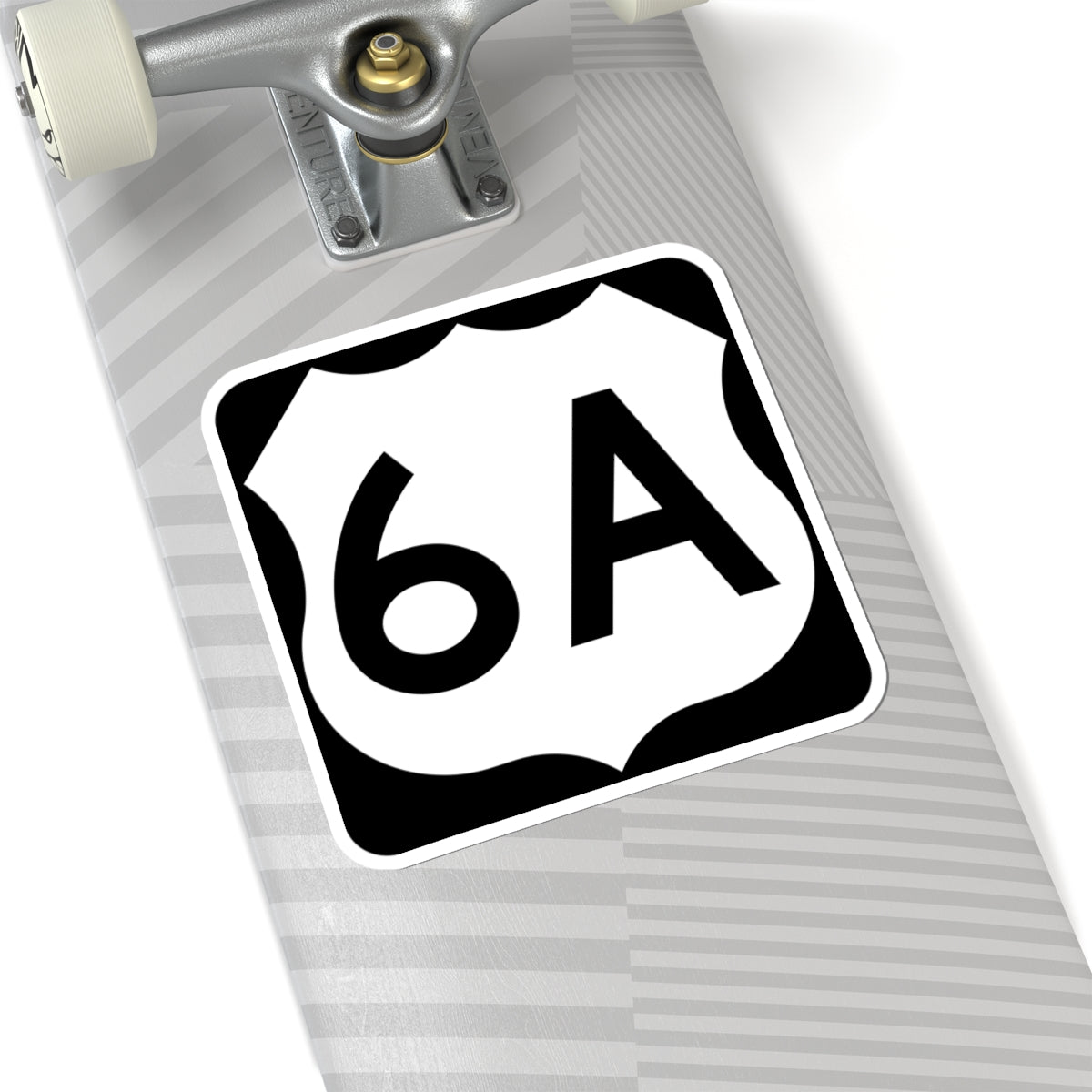 US 6A (Connecticut) (Road Sign) STICKER Vinyl Kiss-Cut Decal