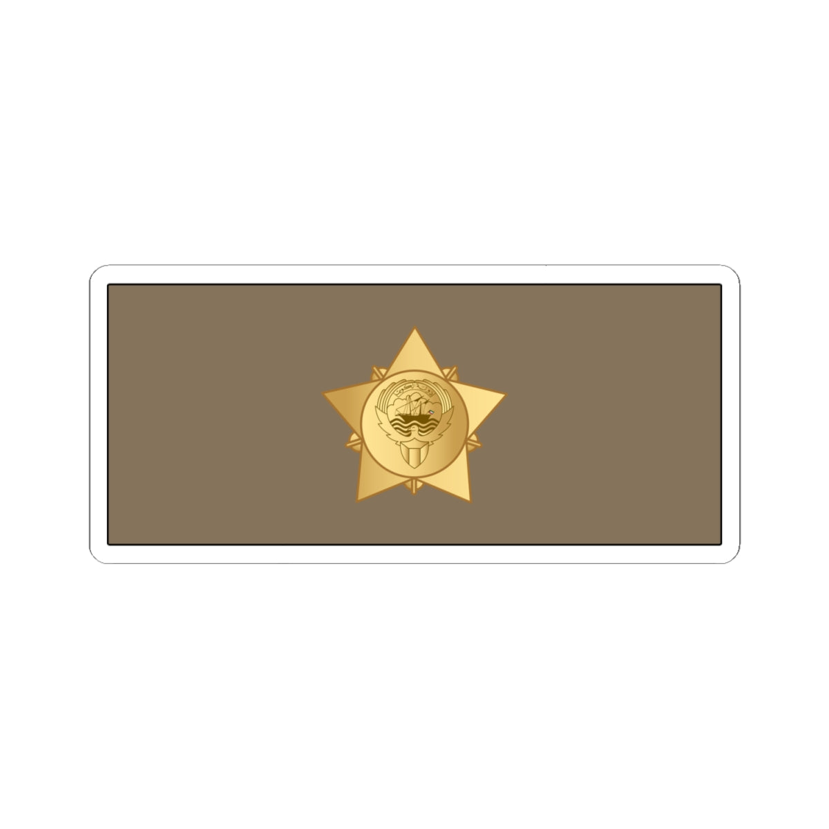 05. KLF WO (Kuwait) (Military Rank) STICKER Vinyl Kiss-Cut Decal