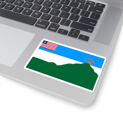 Flag of Grand Gedeh County (Liberia) STICKER Vinyl Kiss-Cut Decal