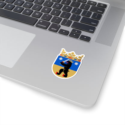 Satakunta.vaakuna (Finland) (Coat of Arms) STICKER Vinyl Kiss-Cut Decal