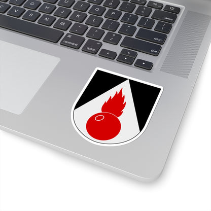 Artilleriregementet 924. kompaniet vapen (Sweden) (Coat of Arms) STICKER Vinyl Kiss-Cut Decal