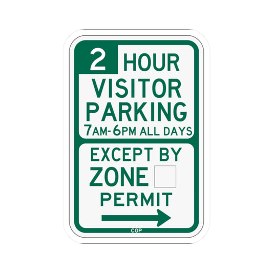 PBOT Road sign P4441R (Oregon) (Road Sign) STICKER Vinyl Kiss-Cut Decal