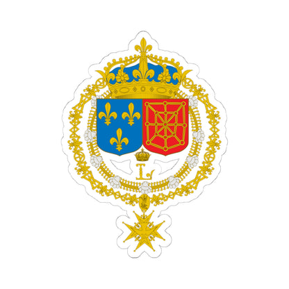 Armoiries du royaume de France Atlas Maior Johannes Blaeu (Spain) (Coat of Arms) STICKER Vinyl Kiss-Cut Decal