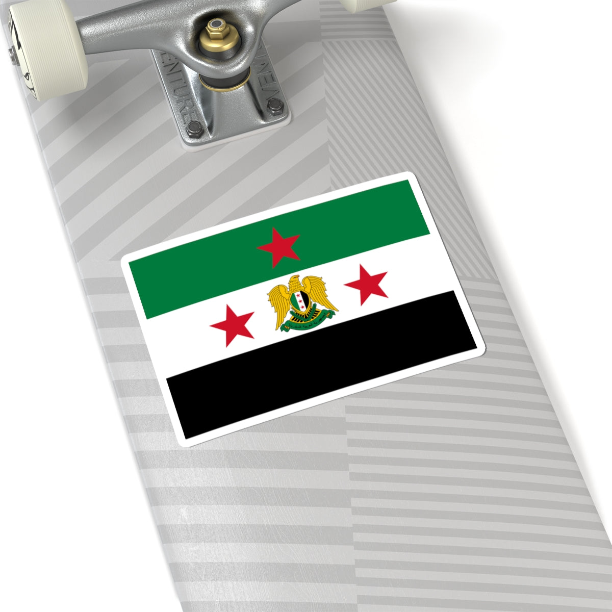 Flag of the Minister of Defense of Syria 2024present (Syria) STICKER Vinyl Kiss-Cut Decal